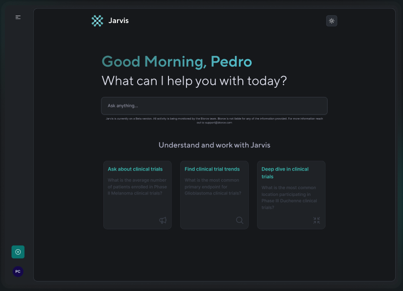 a jarvis app banner